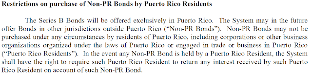 A figure showing an excerpt of a page from ERS 2008 Series B offering circular.